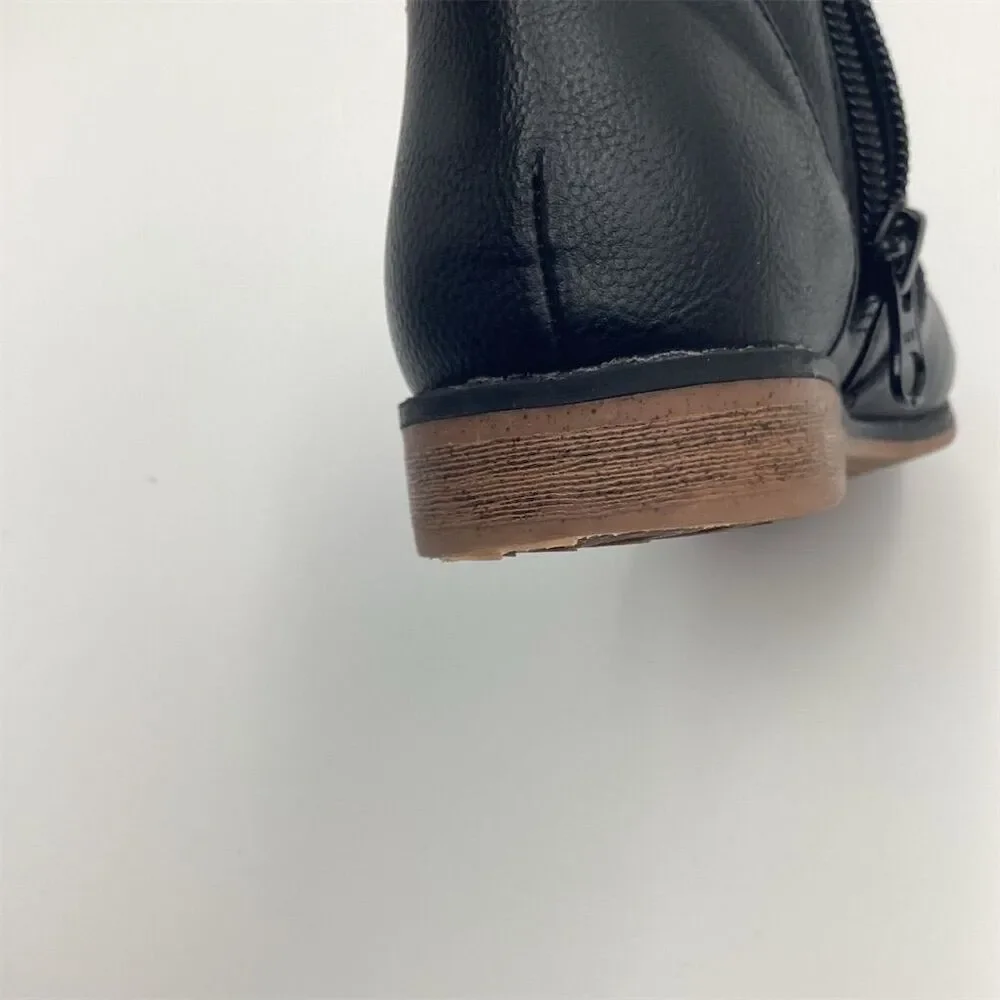 Cat & Jack Toddler Girls' Black Tiffy Ankle Booties Size‎ 10